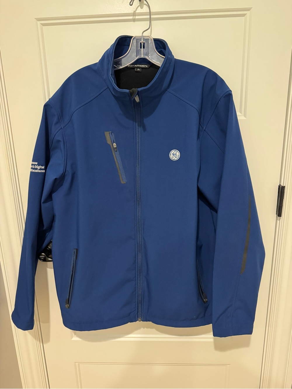 Port Authority Royal Blue Softshell Jacket with Logo